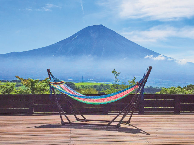 富士山を眺めながら心身をリフレッシュ「日月倶楽部」
