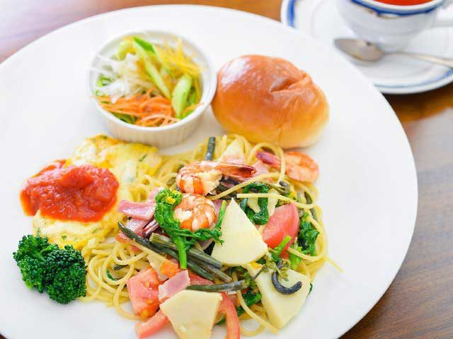 山里レストランで上品パスタを「レストラン Bianca」