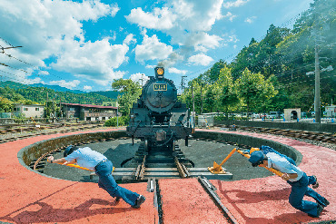 終点・千頭駅で遊ぼう