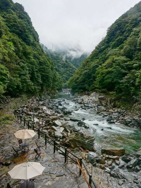 【徳島・祖谷×ケーブルカーで行く露天風呂】渓谷美を谷底の湯から眺める「和の宿ホテル 祖谷温泉」