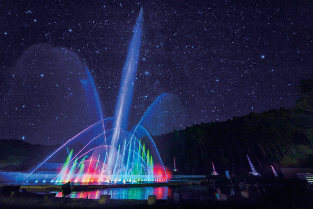 噴水イルミネーション ヴェルサイユの光