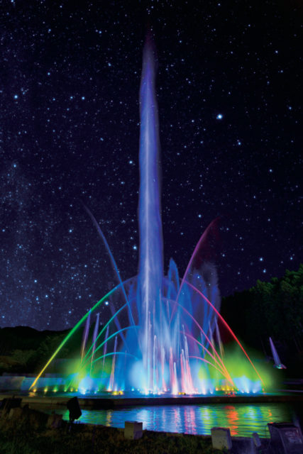 噴水イルミネーション ヴェルサイユの光