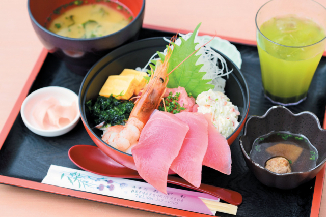 まぐろをうれしい厚みで! ツヤのよさは上質な脂の証「おがわ」