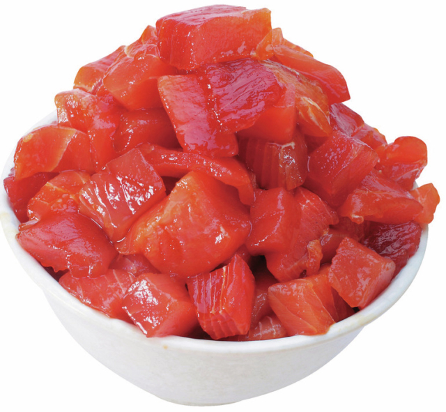 ストップをかけるまでぶつ切りまぐろてんこ盛り「魚市場食堂」