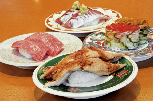 福井タウンおすすめのグルメスポット くるくる寿司ほがらか亭