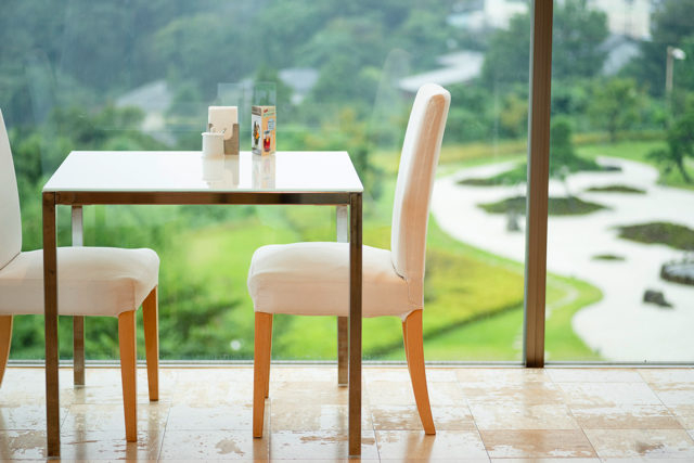 絶景レストランのくつろぎポイント