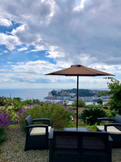 絶景カフェのくつろぎポイント