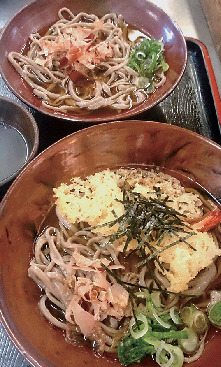 東尋坊・三国おすすめのグルメスポット 生そば 新保屋 あわら