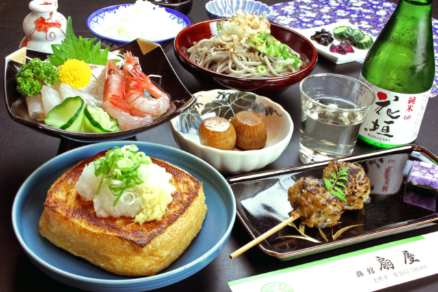 越前大野おすすめのグルメスポット 扇屋旅館