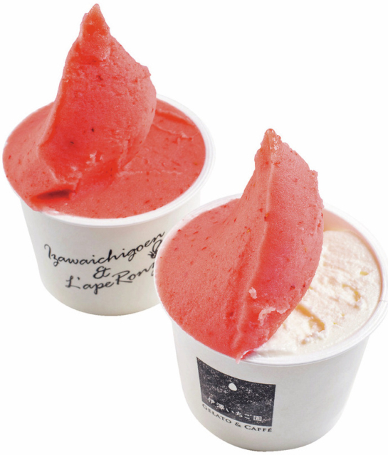 【栃木のいちご×いちごスイーツ】Gelato&Caffeいざわ苺園