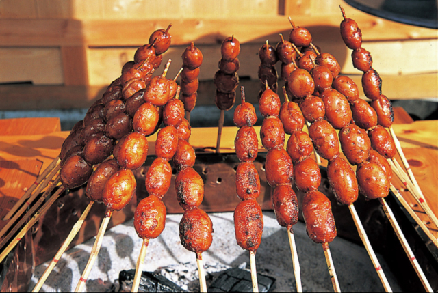三峰お犬茶屋山麓亭の「中津川いもでんがく」