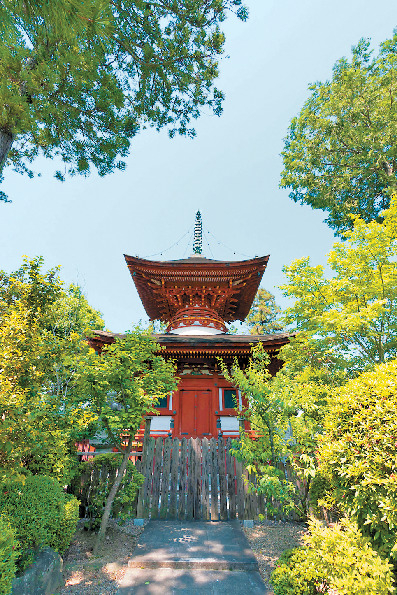 久米仙人伝説が残る花の寺 久米寺