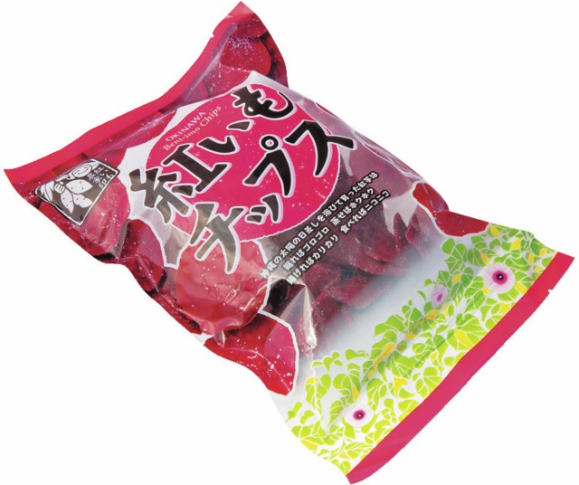 紅いもチップス