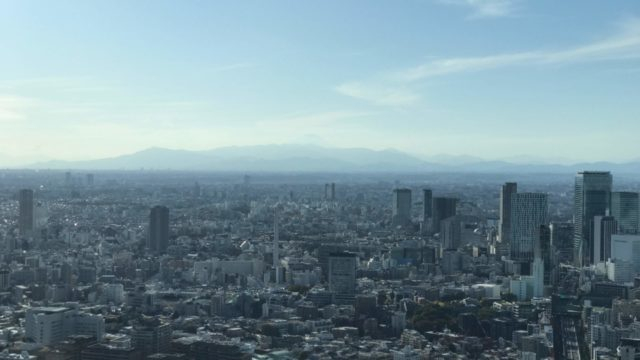 250メートルの高さから東京を楽しむ