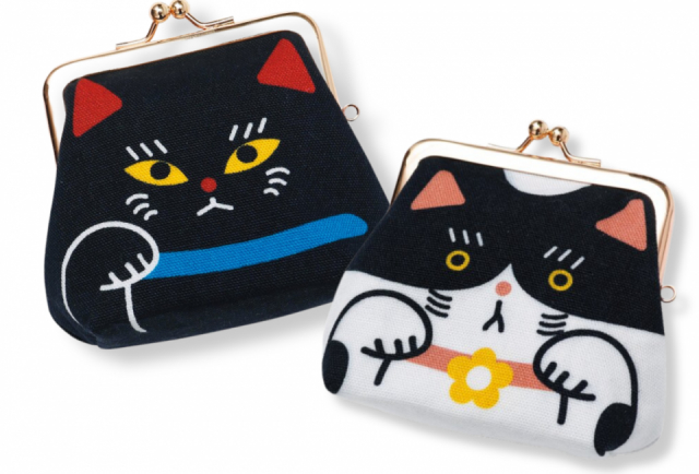 【川越のお土産】猫ころんがま口