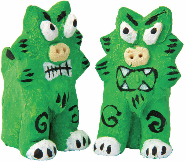 【沖縄土産×シーサー】愛くるしい表情にひと目ぼれ「漆喰シーサー」