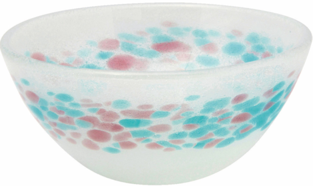 【沖縄土産×琉球ガラス】シンプルな形で使いやすい「はな雪小鉢」