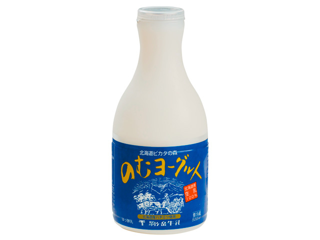 「ピカタの森 駒ヶ岳牛乳」ののむヨーグルト