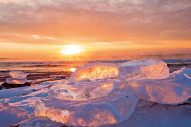 【十勝の絶景×自然】大自然が生み出すきらめき「ジュエリーアイス」