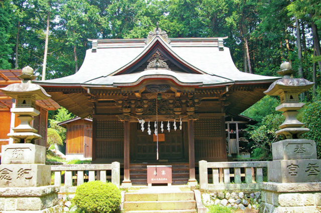 ④菅原道真公などを祭神とする神社「堀口天満天神社」