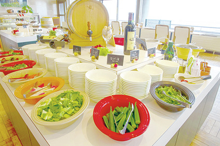 ワイン城のレストラン