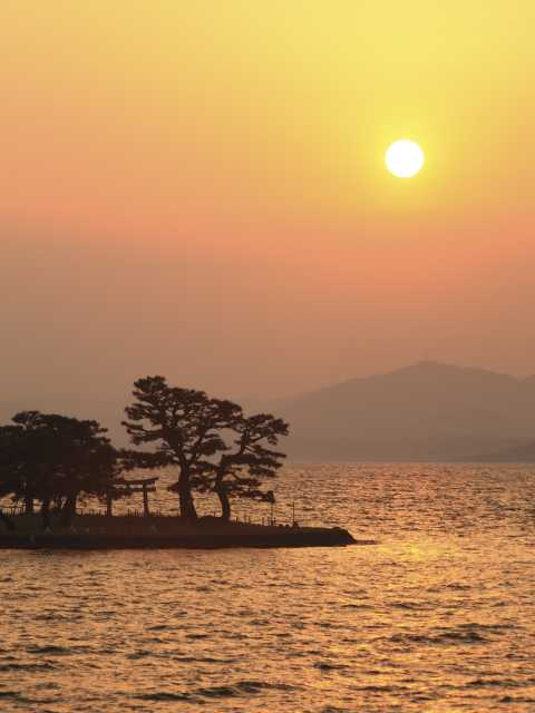 宍道湖夕日ビュースポット