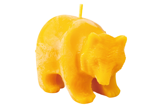 【北海道でしか買えない雑貨&コスメ土産】蜜蝋キャンドル くま