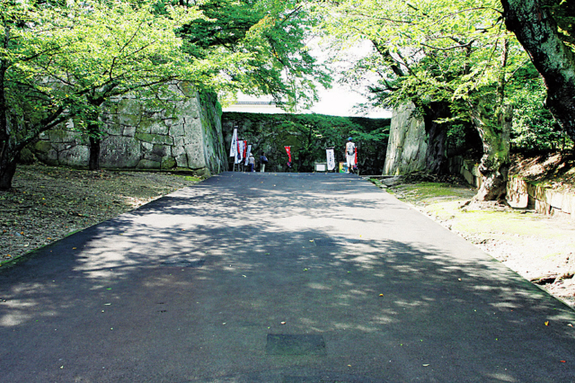 【鶴ヶ城の見どころ】3 椿坂