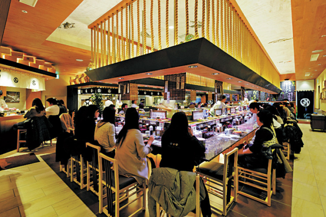 【札幌でリーズナブルな回転寿司はココ】回転寿司根室花まる札幌ステラプレイス店