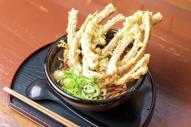 <ごぼう天そば> そば処 良庵