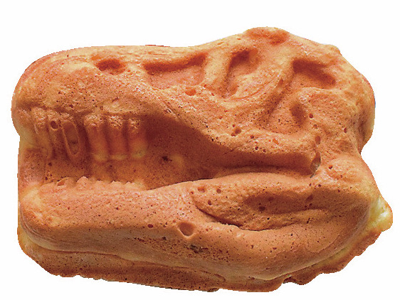 かつやま恐竜の森のグルメ:ジオパーク恐竜焼 屋台