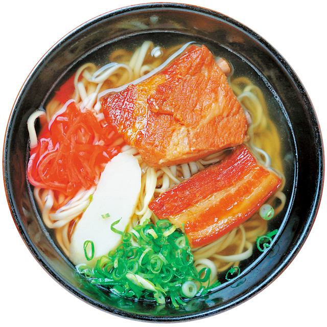 本ソーキ&三枚肉のお得な組み合わせ「そば処 玉家」