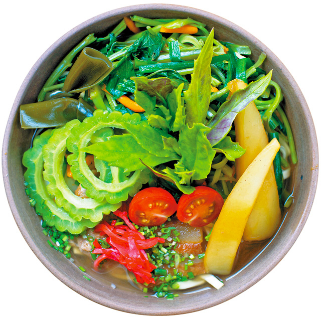 天然かん水を使用した伝統製法の一杯「むかしむかし」