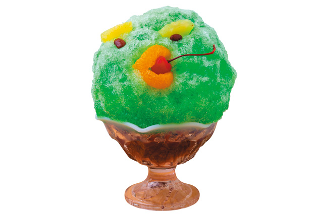 キュートな表情ながらボリュームは満点「いなみね冷し物専門店・お食事処」