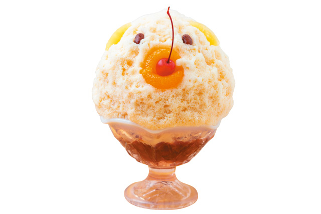 キュートな表情ながらボリュームは満点「いなみね冷し物専門店・お食事処」