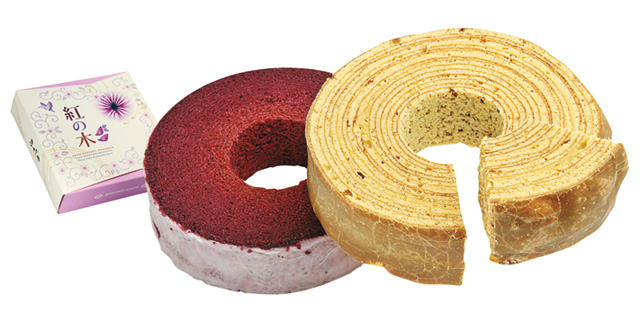 沖縄県産食材を使ったバウムクーヘン「ふくぎや」