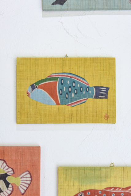 【沖縄土産×紅型】部屋を彩る「手染め紅型パネル (イラブチャー)」