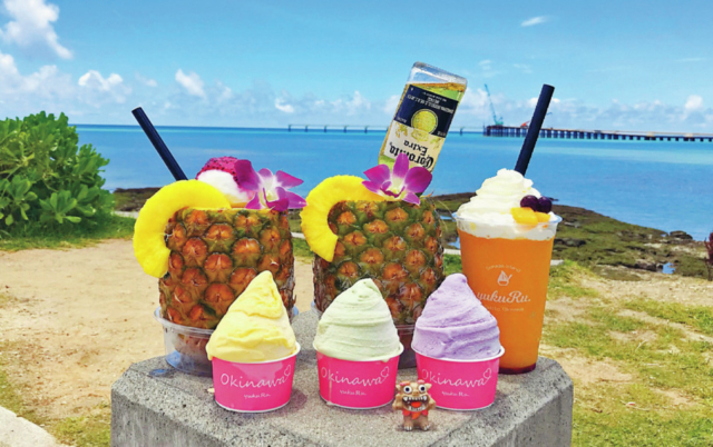 【ウミカジテラスのカフェ&食事スポット第3位】本場で学んだオーナーが手がける絶品ジェラート「沖縄手作りジェラート yukuRu」