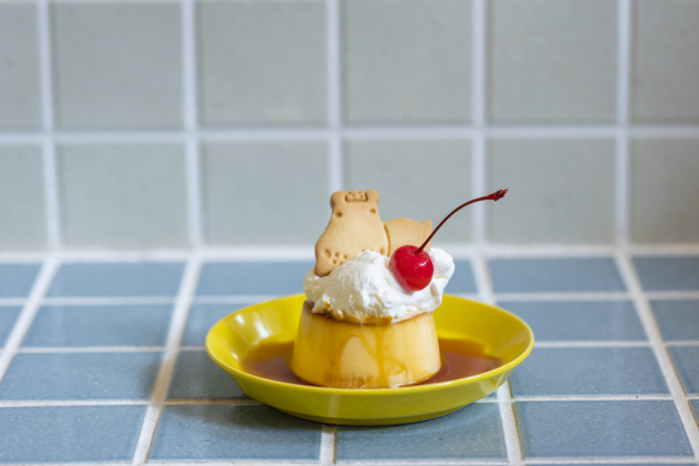 カバのイラストがかわいいお風呂みたいなカフェ「熱海プリンカフェ2nd」