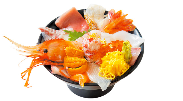 大ぶりボタンエビの甘さが際立つ一杯「市場めし あまつぼ」