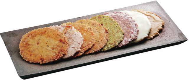 辛子めんたい風味せんべい めんべい