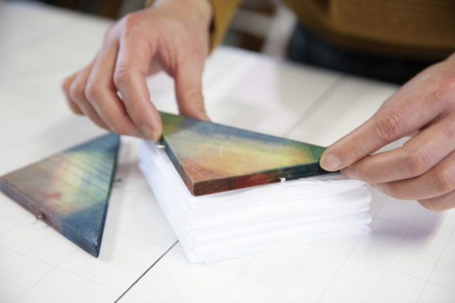 雪花絞りに挑戦