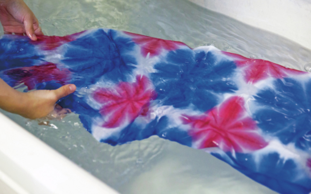 雪花絞りに挑戦