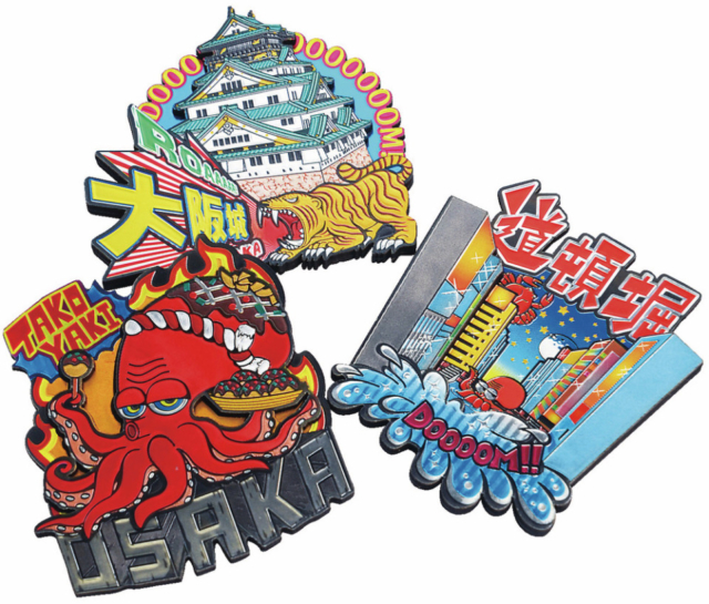 【大阪お土産 キャラもの】コミキャラマグネット