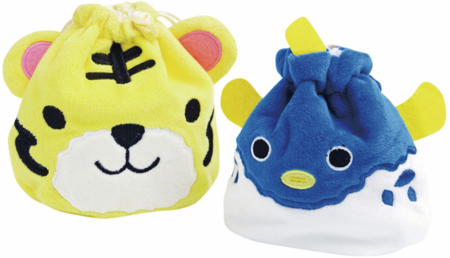 【大阪お土産 キャラもの】OSAKAもこもこ巾着