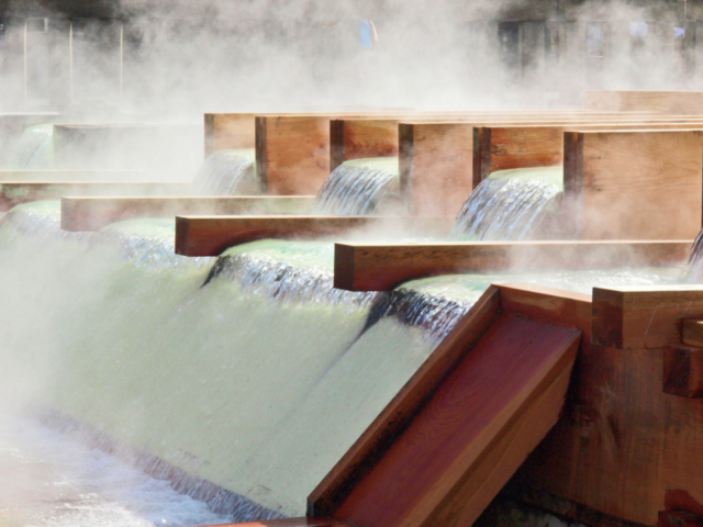 自噴湧出量が日本一!