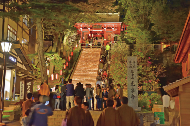 湯畑キャンドル「夢の灯り」