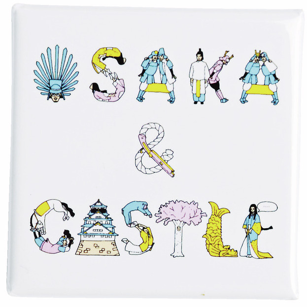 【大阪お土産 キャラもの】アートバッチ