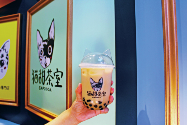 猫をテーマにした本格派タピオカ専門店「猫甜茶室capioca」