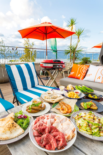 【琵琶湖×カフェ&レストランランチ】オレンジバルコニー